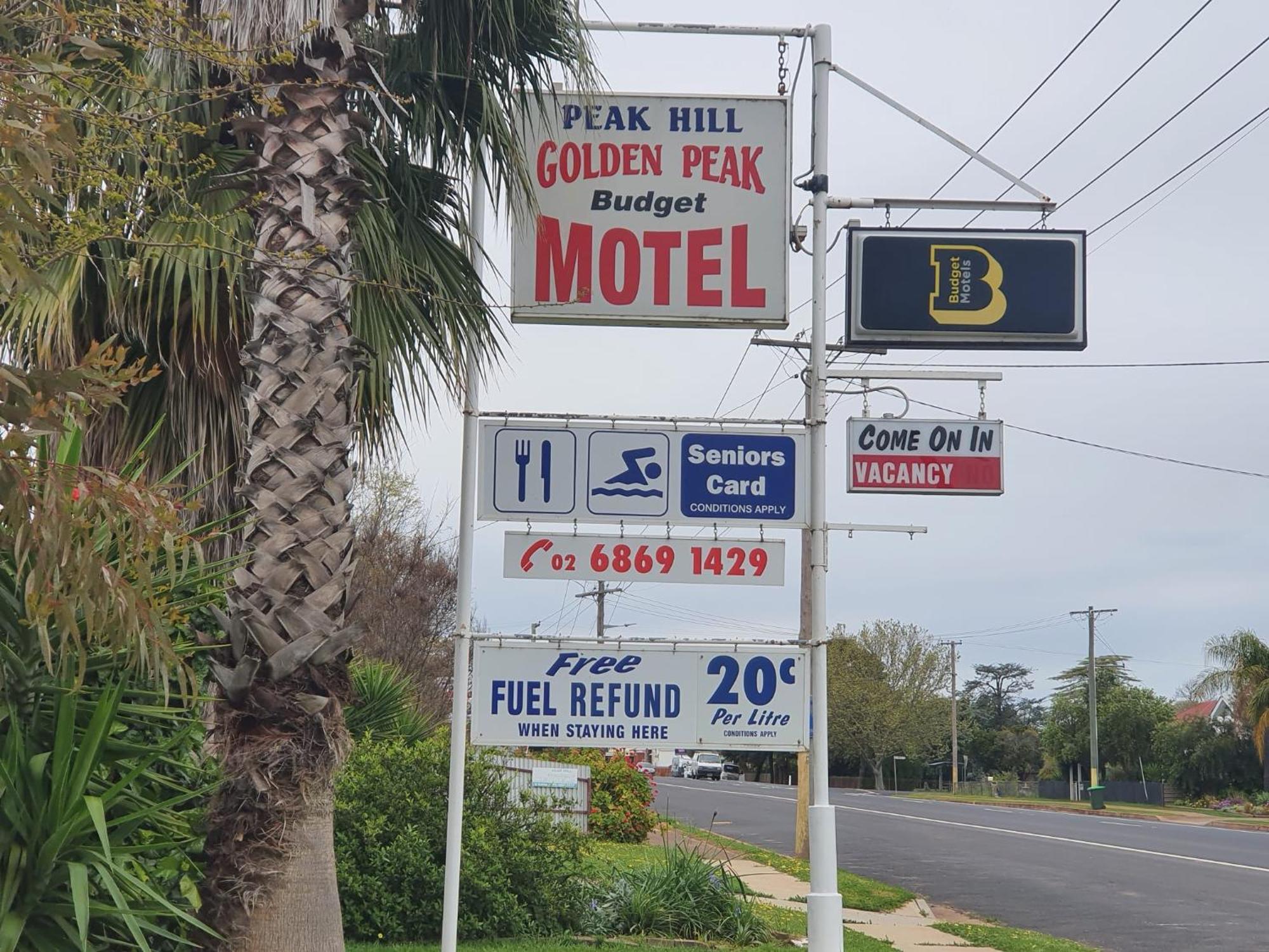 Peak Hill Golden Peak Budget Motel Eksteriør billede